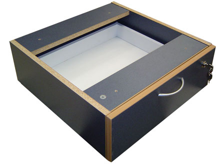 Single Drawer Pedestal with Locking