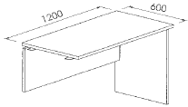 RC12 - 1200L x 600D x 725H