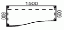 Wave Desks - B60 WD 15