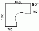 Technician Adjustment - 650mm - 950mm - 700 x 1800 - 1800 x 700 - 90degrees